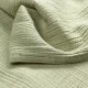 Sabana Cuna Muselina Lavada 100X150 Cm Me-Uni Soft Olive