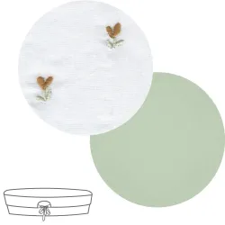Garnitura Capazo Reversible Harmony Mint 35X75X35 Cm