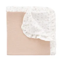 Manta Reversible 65X65X1 Cm Mini Pio Beige