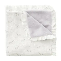 Manta Reversible 65X65X1 Cm Puppy Gris