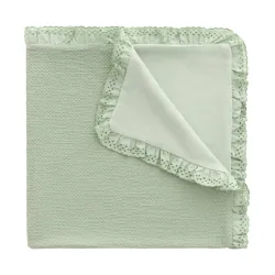 Manta Reversible 65X65X1 Cm Soft Mint