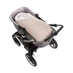 Saco Capazo Cruzado Reversible Etnic Beige 40X80X5 Cm