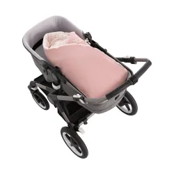 Saco Capazo Cruzado Reversible Etnic Rosa 40X80X5 Cm