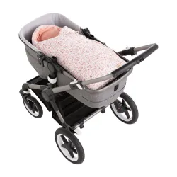 Saco Capazo Cruzado Reversible Linen Rosa 40X80X5 Cm