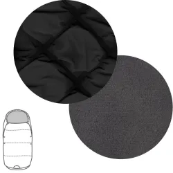 Saco Silla Daca Universal Barbour Negro 51X105X5 Cm