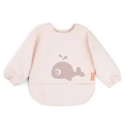 Babero Con Bolsillo Y Mangas Wally Rosa