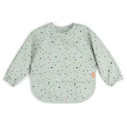 Babero con Bolsillo y Mangas Happy Dots Verde