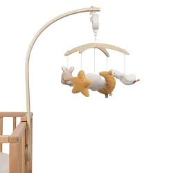 Móvil Musical Madera Newborn Natural Fsc