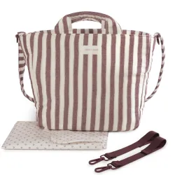 Bolsa Canastilla Cherry Rayas