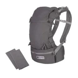 Mochila Portabebés Quokkababy E-Carrier Light Grey