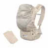 Mochila Portabebés Quokkababy E-Carrier Mesh Taupe Leaves
