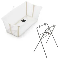 Bañera Plegable Bebé Flexi Bath + Patas de Soporte