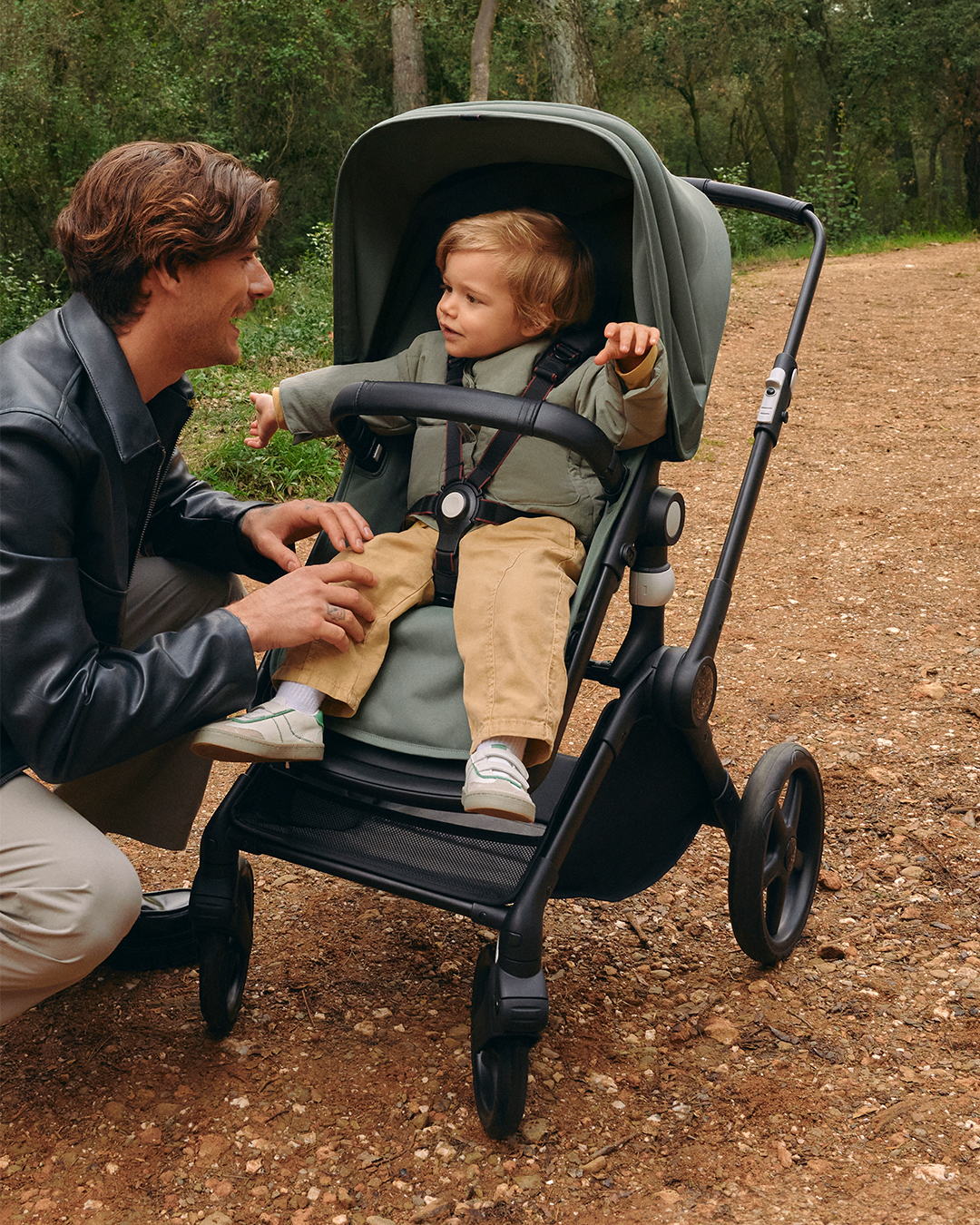 Bugaboo Fox Cub padre e hijo