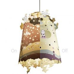 Lâmpada de teto hipopótamo