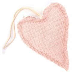 Coração SóGirafaWaffle Rosa