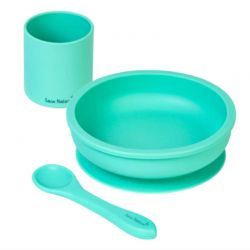 Set de alimentação de silicone de 3 peças