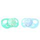 Chupetes Duo 6+M Azul e Verde Twistshake