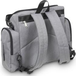 MOCHILA BOOSTER STARS CINZA ROSA