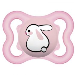 Chupete Supreme 2-6 de silicone rosa