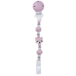 Porta Chupeta Foxy Rosa