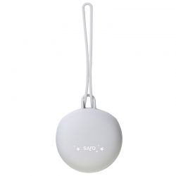 Caixa porta-chupeta de silicone cinza