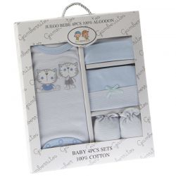 Jogo Infantil Azul 4 Peças