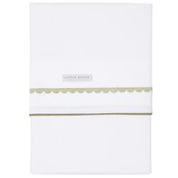 Lençóis de berço Sailor Bay White.