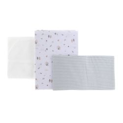 Sabana Cuna 3 Pcs (Cuna 60) 100X165X1 Cm Verde Verde CAMBRASS - 1