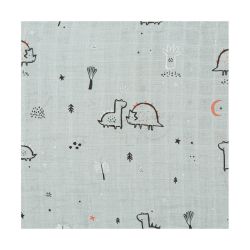 MUSSELINA BAMBU 120X120 564 JURASIC 523 ME HORTELÃ