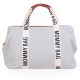 MOMMY BAG ASSINATURA CANVAS BRANCO