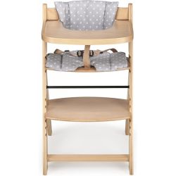 CADEIRA ALTA COMPLETA MADEIRA CINZA