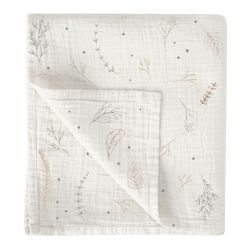 MUSELINA DE BAMBU 120X120 564 BOTANIC 418 02 BEIG