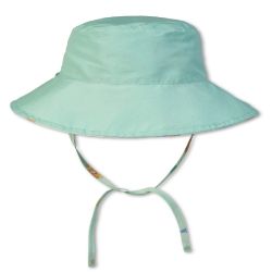 Gorro Com Proteção Solar 0-6 Meses - Verde Caça