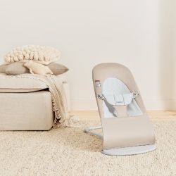 HAMACA BALANCE SOFT BABYBJORN TEJ. WOVEN/JERSEY, BEIGE/GRIS