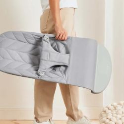 HAMACA BLISS BABYBJÖRN TEJIDO WOVEN / PETALO, GRIS CLARO