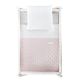 Minicama de Tesoura em Madeira Soft Rosa/Branco 55X87X74 Cm
