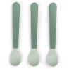 Pack 3 Colheres para Bebê Fáceis de Agarrar Verde
