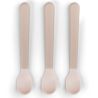 Pack 3 Colheres para Bebê Fáceis de Agarrar Rosa