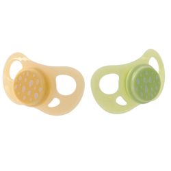 TWISTSHAKE 2X CHUPETA 6+M VERDE CACTO E BEGE CAR