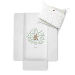 PACK COLCHA E PROTETOR 60X120 SPRING COTTAGE HUNTER GREEN