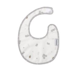 Babador Redondo Com Velcro Ardi Cinza 16X19X1 Cm