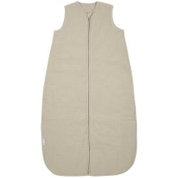 Saco de Dormir Sem Mangas Forrado Musselina Lavada Tog 2 90 Cm Me-Uni Sand