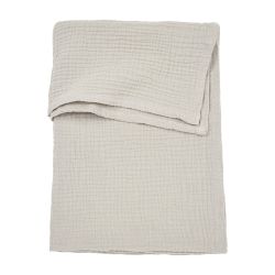 Lençol Minicuna/Moisés Musselina Lav 75X100 Cm Me-Uni Greige