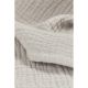 Lençol Minicuna/Moisés Musselina Lav 75X100 Cm Me-Uni Greige