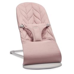 Cadeira de Balanço Bliss Babybjorn Tecido Acolchoado Pétala Rosa Palo