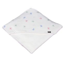 CAPA BANHO LIBÉLULAS/CRU-ALGODÃO ORGÂNICO