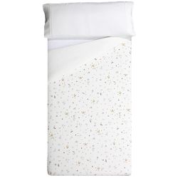 FUNDA NÓRDICA 60/70 FOLHAS/CRU - ALGODÃO ORGÂNICO