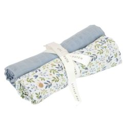 MUSELINAS 70X70 FLORESTA AVENT & AZUL DEN