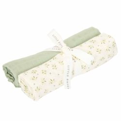 Muselinas 70x70cm Folhas de Mirtilo Sálvia