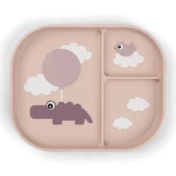 FOODIE COMPARTIMENTOS NUVENS FELIZES ROSA